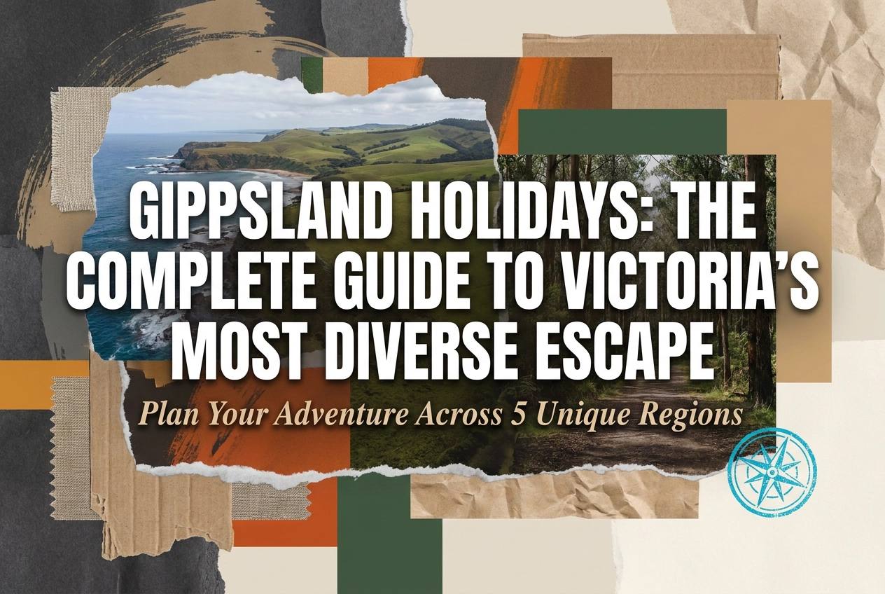 Professional header image for list-based article: Gippsland Holidays: The Complete Guide to Victoria's Most...