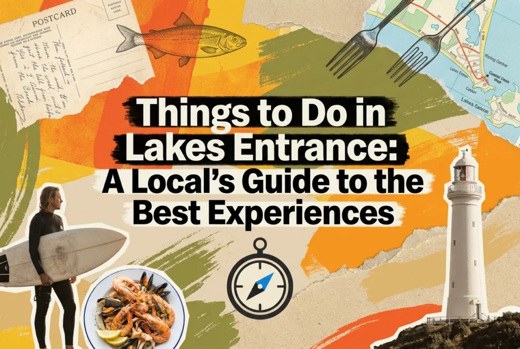 Professional header image for list-based article: Things to Do in Lakes Entrance: A Local's Guide to the Be...