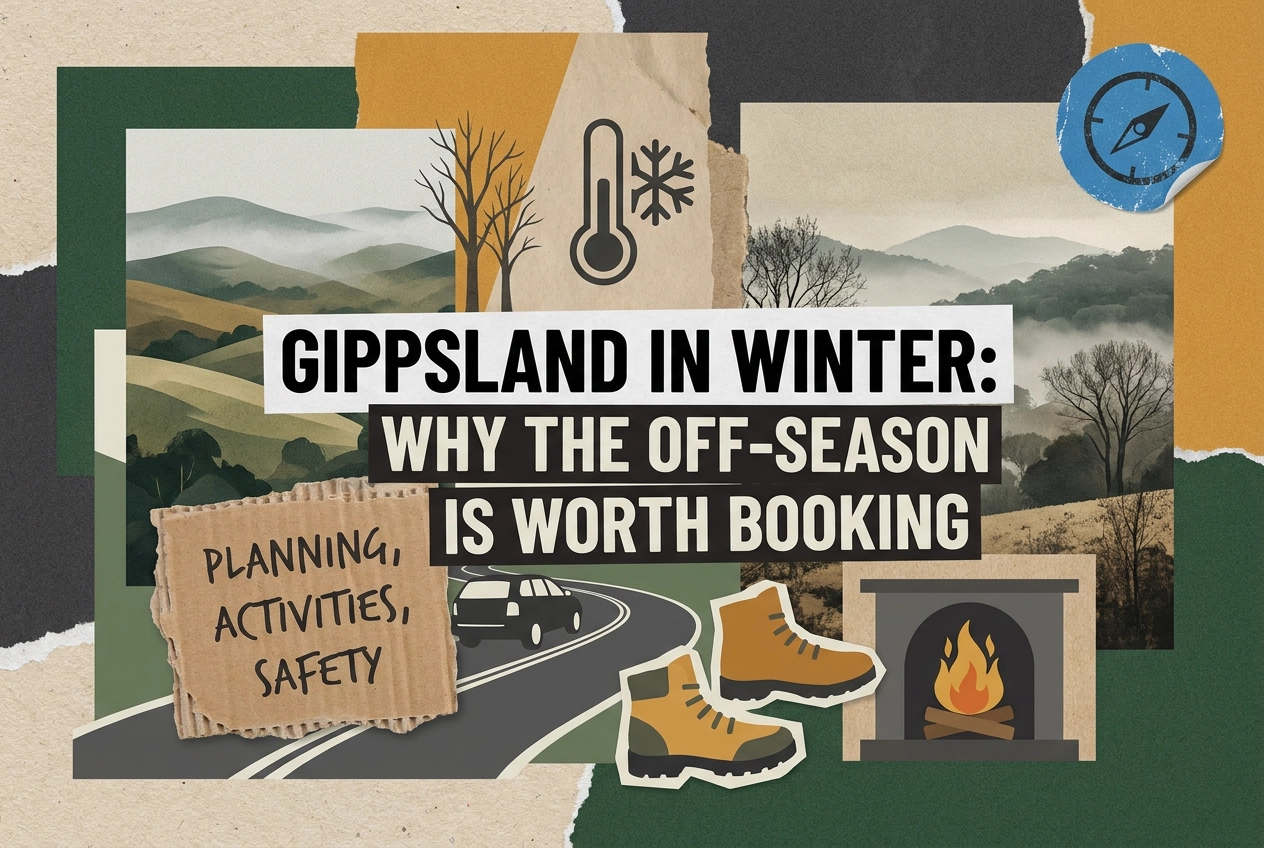 Professional header image for educational tutorial: Gippsland in Winter: Why the Off-Season Is Worth Booking